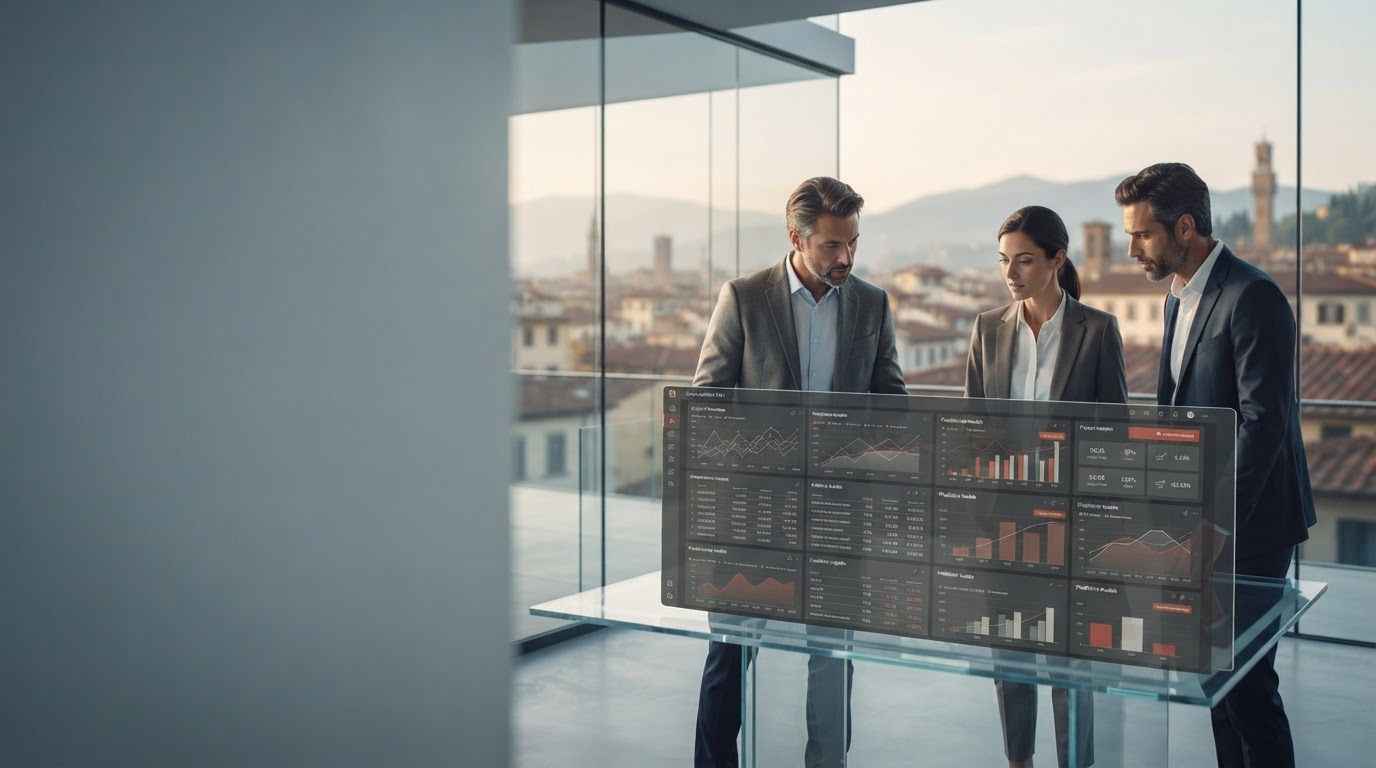ItalTech AI: interfaccia dashboard per il monitoraggio del rischio finanziario in tempo reale